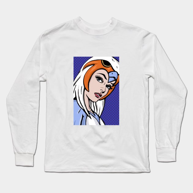 Sorceress Lichtenstein Long Sleeve T-Shirt by FanboyMuseum